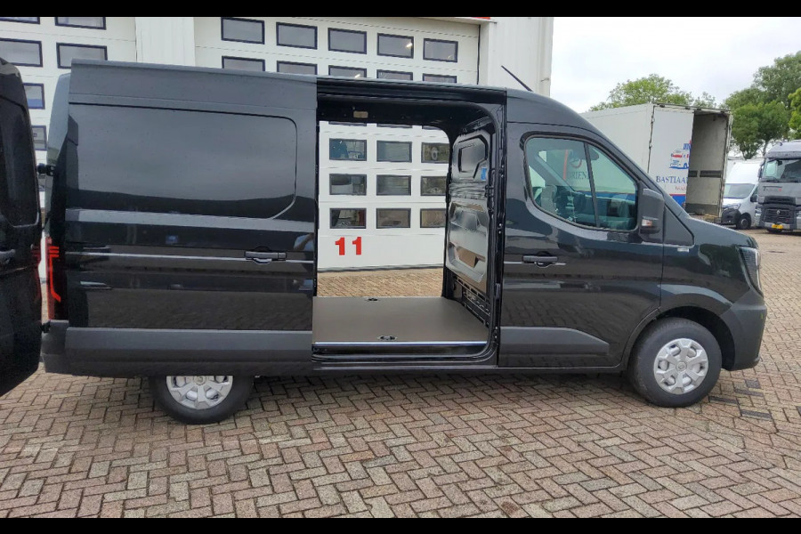 Renault Master 150.35 EURO 6 L2H2 - 2x ZIJSCHUIFDEUR - ZWART METALLIC - V-63-LHG - BPM VRIJ!