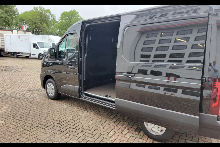 Renault Master 150.35 EURO 6 L2H2 - 2x ZIJSCHUIFDEUR - ZWART METALLIC - V-63-LHG - BPM VRIJ!