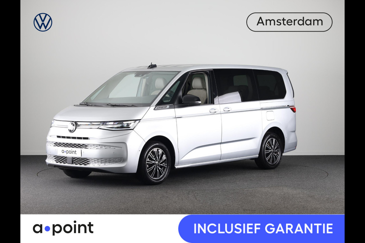 Volkswagen Multivan 1.4 eHybrid L1H1 Style 218 pk Automaat (DSG) | Navigatie | Elektr. trekhaak | Parkeersensoren (Park assist) | Achteruitrijcamera | Adaptieve cruise control | Elektr. schuifdeuren li/re |