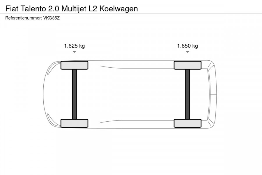 Fiat Talento 2.0 Multijet L2 Koelwagen