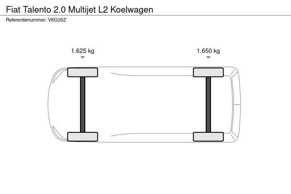 Fiat Talento 2.0 Multijet L2 Koelwagen