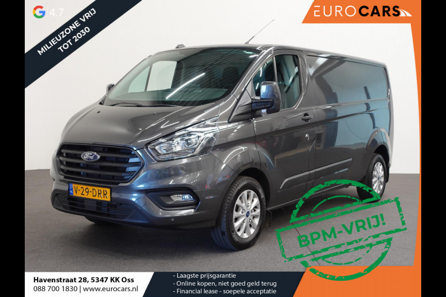 Ford Transit Custom 300 2.0 TDCI 130pk L2H1 Trend Automaat Airco Navigatie Cruise control Camera Parkeersensoren Trekhaak Betimmering Laadruimte