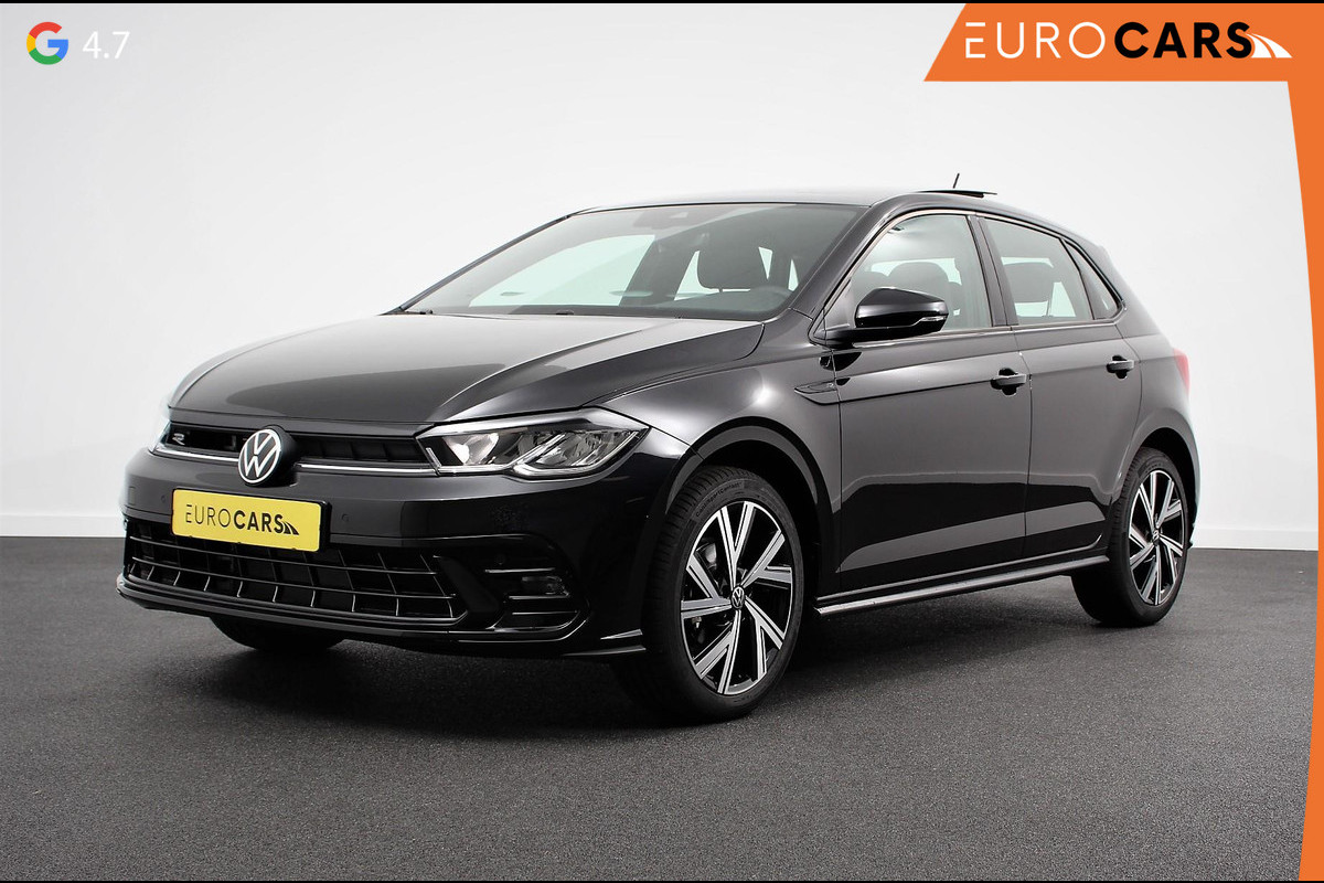 Volkswagen Polo 1.0 TSI DSG R-Line Demo! | Panorama dak Navigatie App Connect Climate Control DAB | LED Parkeer sensoren Camera Cruise control adaptive  Lichtmetalen velgen