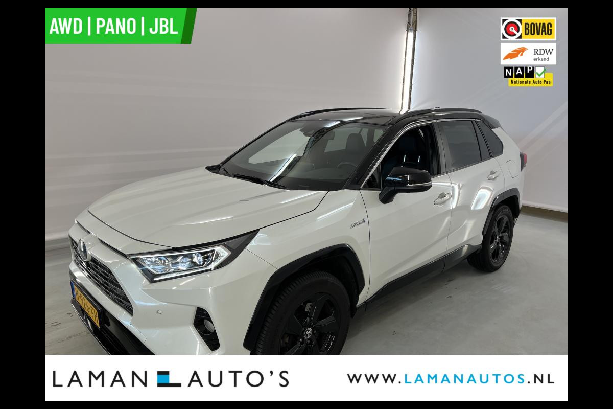 Toyota RAV4 2.5 Hybrid AWD 222pk Bi-Tone | Panoramadak Innovation Pack JBL CarPlay Halfleder ECC 18" LMV ACC 360 Camera BSM | Hybrid Voorsch Toyota RAV4 2.5 Hybrid AWD 222pk Bi-Tone | Panoramadak Innovation Pack JBL CarPlay Halfleder ECC 18" LMV ACC 360 Camera BSM | Hybrid Voorsch