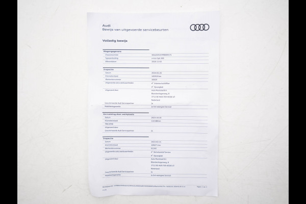 Audi e-tron Sportback 55 Quattro Business edition 95 kWh [ 3-Fase ] (INCL-BTW) *DIGI-COCKPIT | FULL-LED | MEMORY-PACK | DAB | KEYLESS | NAVI-FULLMAP | SHIFT-PADDLES | AUDI-SOUND | COMFORT-SEATS | 20''ALU*