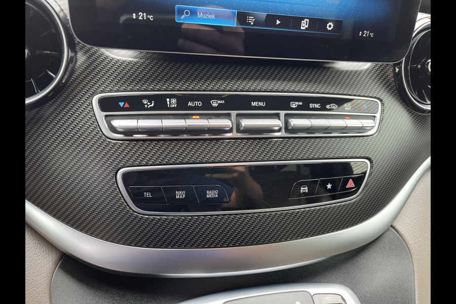 Mercedes-Benz V-Klasse 300d 237pk Extra Lang DC 5 persoons Avantgarde Edition / vaste prijs rijklaar € 52.950 ex btw / lease vanaf € 864 / AMG / burmester / leer / camera / originele Nedelandse bus !