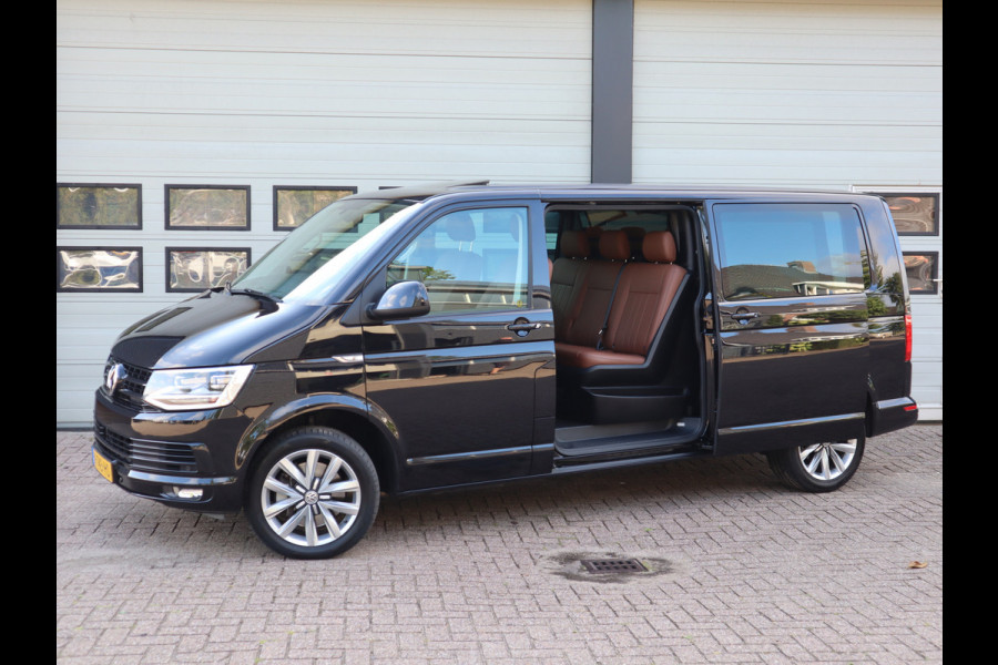 Volkswagen Transporter 2.0 TDI 150kw L2 Lang DC Highline - Led - 2 x Schuifdr. - Leder