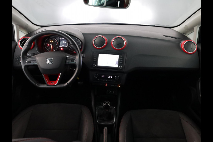 Seat Ibiza 1.0 EcoTSI FR Connect 95pk 5bak| Navi |17'LM-velgen| extra getint glas|