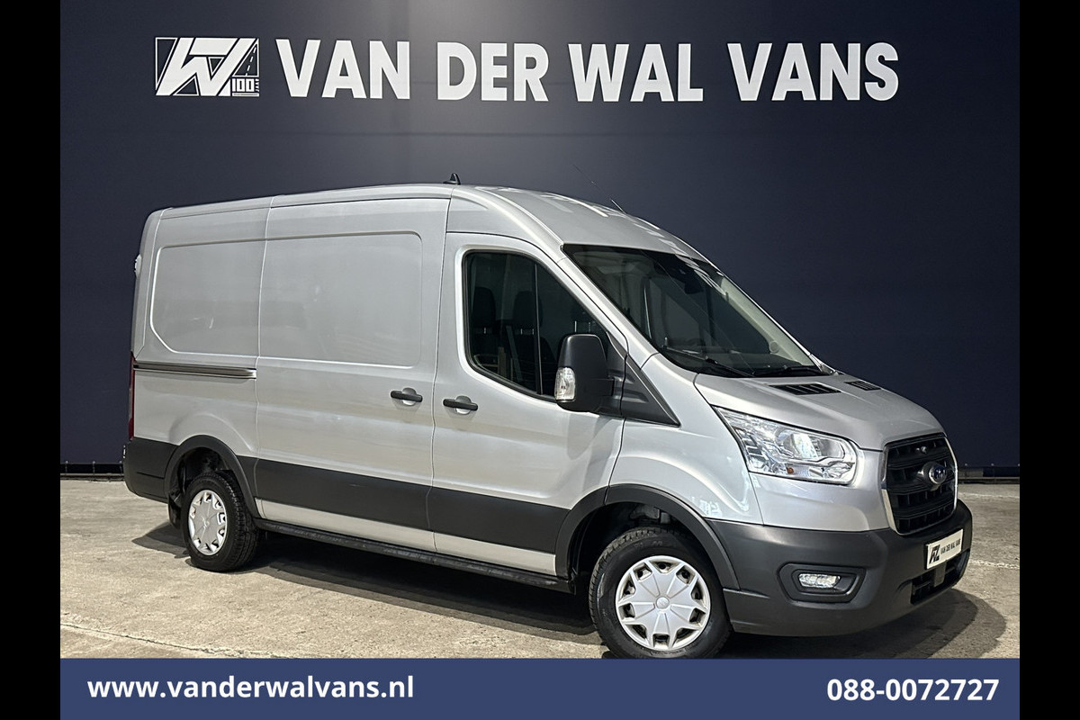 Ford Transit 2.0 TDCI 130pk L2H2 Euro6 Airco | Camera | Navigatie | Apple Carplay | Android Auto LED, Cruiscontrol, Verwamde voorruit, Bijrijdersbank, Parkeersensoren