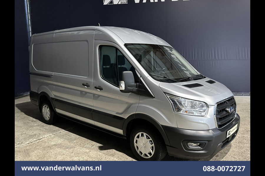 Ford Transit 2.0 TDCI 130pk L2H2 Euro6 Airco | Camera | Navigatie | Apple Carplay | Android Auto LED, Cruiscontrol, Verwamde voorruit, Bijrijdersbank, Parkeersensoren