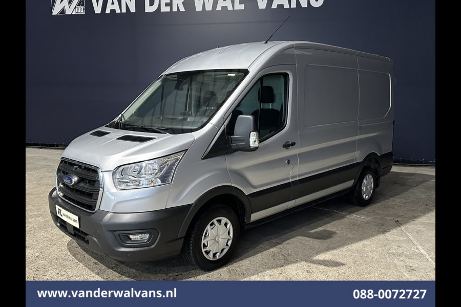 Ford Transit 2.0 TDCI 130pk L2H2 Euro6 Airco | Camera | Navigatie | Apple Carplay | Android Auto LED, Cruiscontrol, Verwamde voorruit, Bijrijdersbank, Parkeersensoren