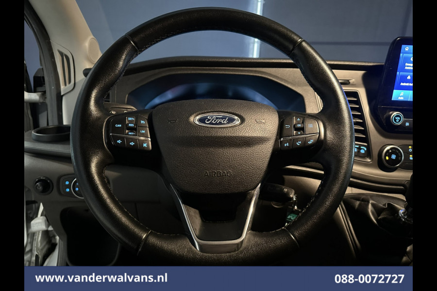 Ford Transit 2.0 TDCI 130pk L2H2 Euro6 Airco | Camera | Navigatie | Apple Carplay | Android Auto LED, Cruiscontrol, Verwarmde Voorruit, Parkeersensoren, Bijrijdersbank