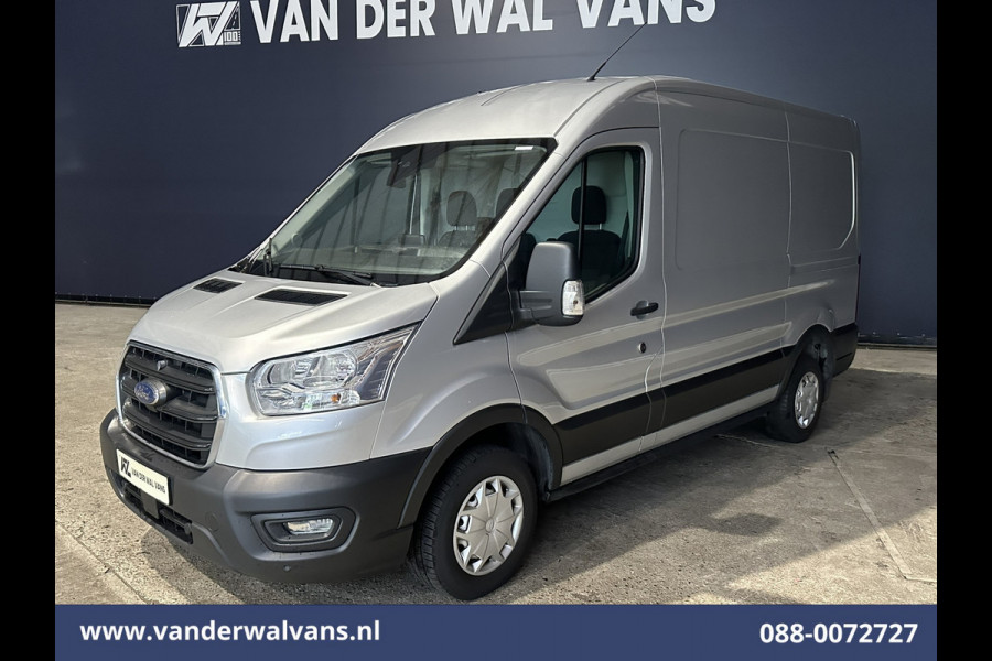 Ford Transit 2.0 TDCI 130pk L2H2 Euro6 Airco | Camera | Navigatie | Apple Carplay | Android Auto LED, Cruiscontrol, Verwarmde Voorruit, Parkeersensoren, Bijrijdersbank