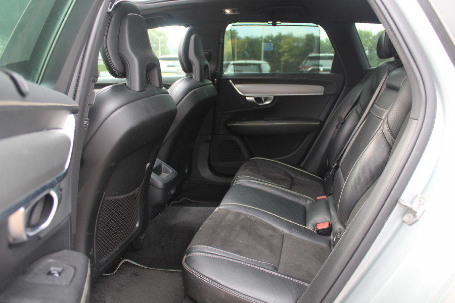 Volvo V90 2.0 D3 R-Design / Trekhaak / Panoramadak / Camera / Head-up / Leder / 19'' / Standverwarming / Dodehoek / Stuur+Stoelverwarming / Elektr. achterklep / ACC