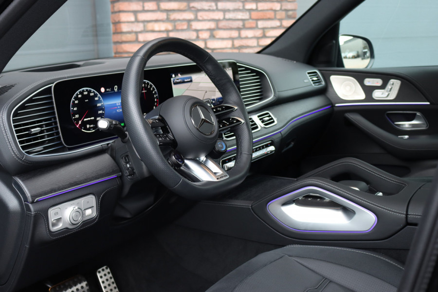 Mercedes-Benz GLE AMG 53 Hybrid Premium 4MATIC+ Aut9 | Luchtvering | Distronic | Memory | Trekhaak | Stoelventilatie | Verwarmd Stuurwiel | HUD | Burmester | Keyless Go | Augmented Reality |