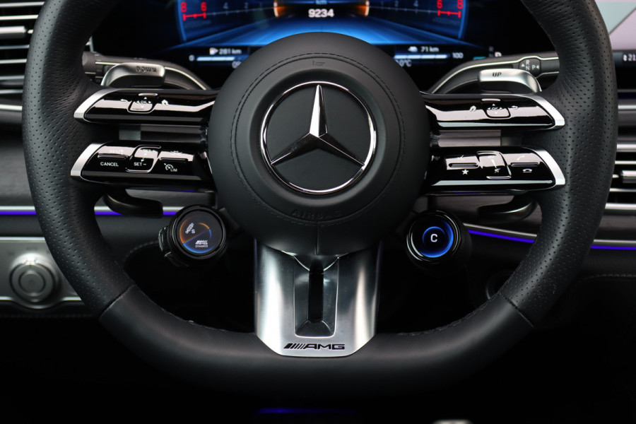 Mercedes-Benz GLE AMG 53 Hybrid Premium 4MATIC+ Aut9 | Luchtvering | Distronic | Memory | Trekhaak | Stoelventilatie | Verwarmd Stuurwiel | HUD | Burmester | Keyless Go | Augmented Reality |