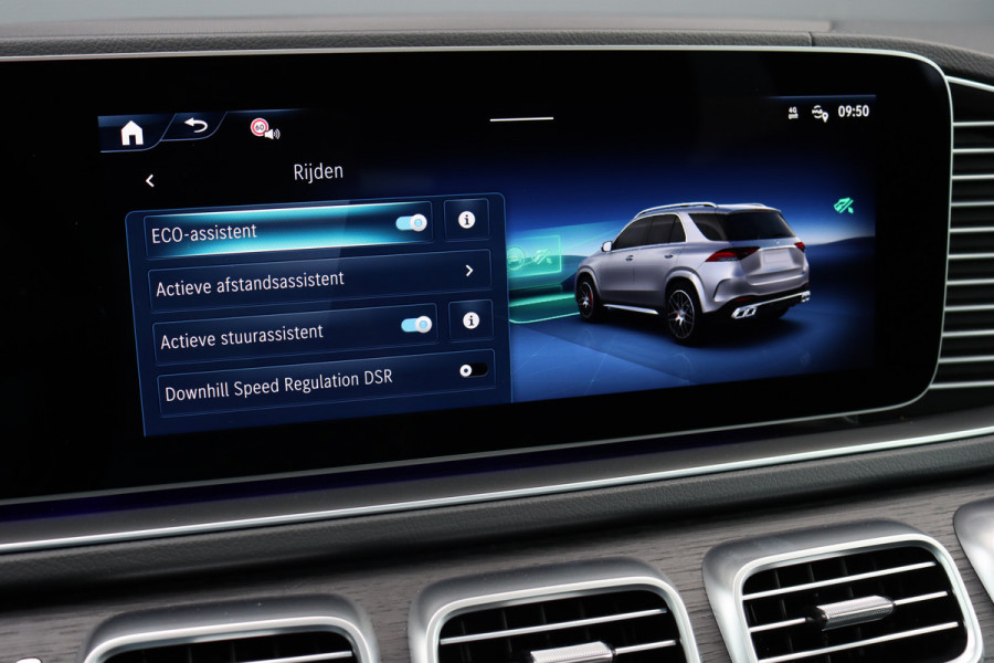 Mercedes-Benz GLE AMG 53 Hybrid Premium 4MATIC+ Aut9 | Luchtvering | Distronic | Memory | Trekhaak | Stoelventilatie | Verwarmd Stuurwiel | HUD | Burmester | Keyless Go | Augmented Reality |