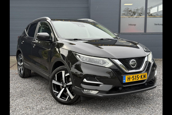 Nissan QASHQAI 1.3 DIG-T Tekna + 2e Eigenaar,Pano,Navi,Camera,Trekhaak,Stoelverwarming,Clima,Cruise,Pdc V+A,Keyless,Halfleder,Dealer Onderhouden,Apk tot 03-2026