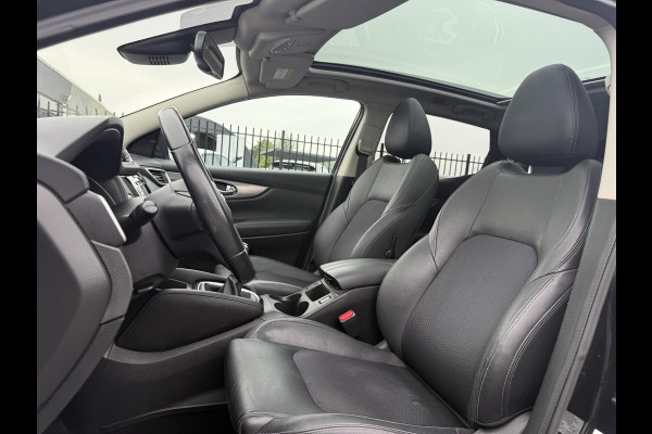 Nissan QASHQAI 1.3 DIG-T Tekna + 2e Eigenaar,Pano,Navi,Camera,Trekhaak,Stoelverwarming,Clima,Cruise,Pdc V+A,Keyless,Halfleder,Dealer Onderhouden,Apk tot 03-2026