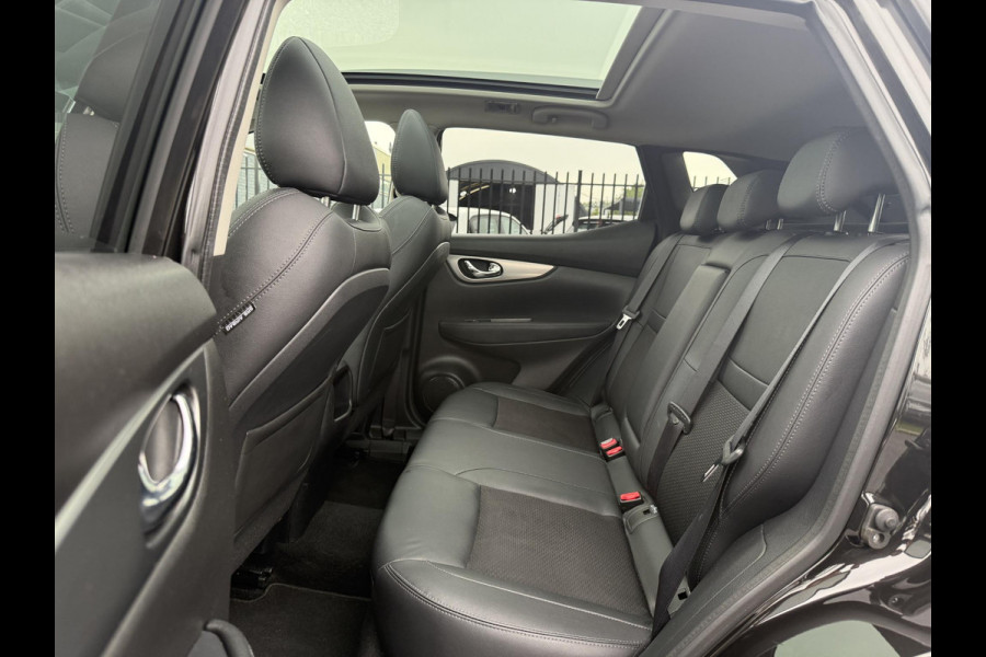Nissan QASHQAI 1.3 DIG-T Tekna + 2e Eigenaar,Pano,Navi,Camera,Trekhaak,Stoelverwarming,Clima,Cruise,Pdc V+A,Keyless,Halfleder,Dealer Onderhouden,Apk tot 03-2026