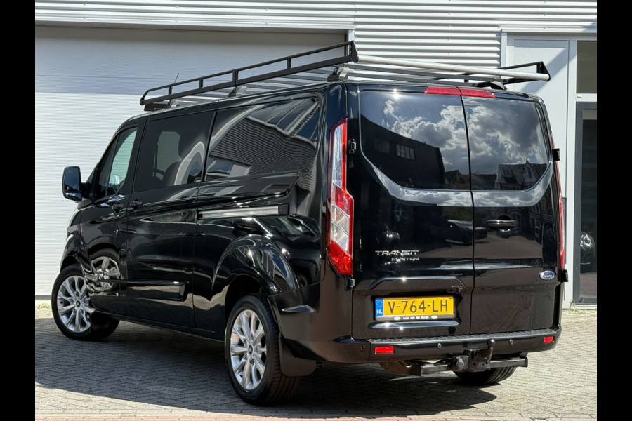 Ford Transit Custom 290 2.0 TDCI L2H1 Limited DC | Dubbele schuifdeur | Trekhaak | Roofrack