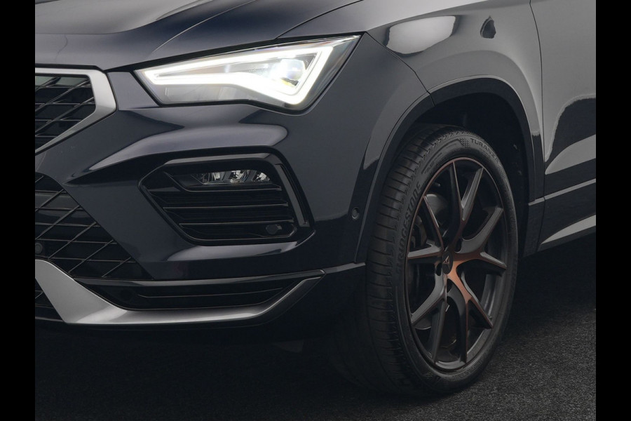 CUPRA Ateca 2.0 TSI 4DRIVE 301pk Dealer O.H | Adaptive Cruise | 360 Camera | Beats Audio | Alcantara Sportstoelen Verwarmd | Keyless | Stuur Verwarmd | Blis | Apple Carplay | Navigatie | Sfeerverlichting | DAB |