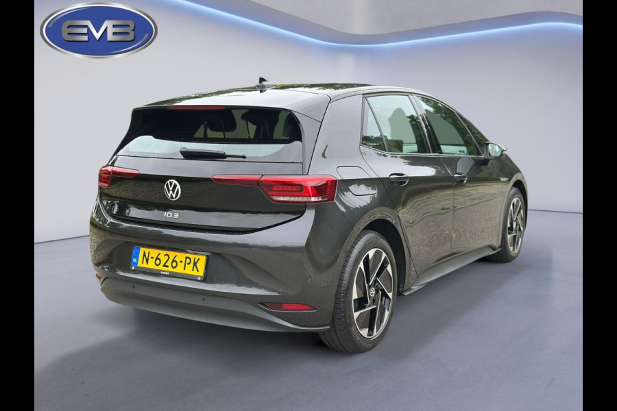 Volkswagen ID.3 Pro 58 kWh, 1 e eigenaar, led verlichting, SOH 94 procent, 18 inch lmv, DAB, NL auto met nationale auto pas