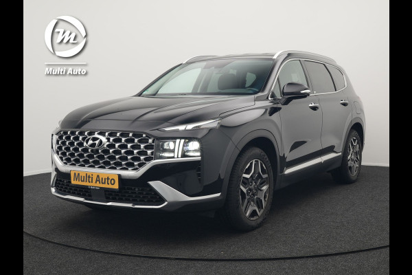 Hyundai Santa Fe 1.6 T-GDI Premium Plug In Hybrid 266pk Dealer O.H PHEV | Adaptive Cruise | Head Up | 360 Camera | Lederen Sportstoelen Memory & Ventilatie | Apple Carplay | Verwarmde Stoelen & Stuur | Sfeerverlichting | Keyless | Navigatie | Blis | DAB |