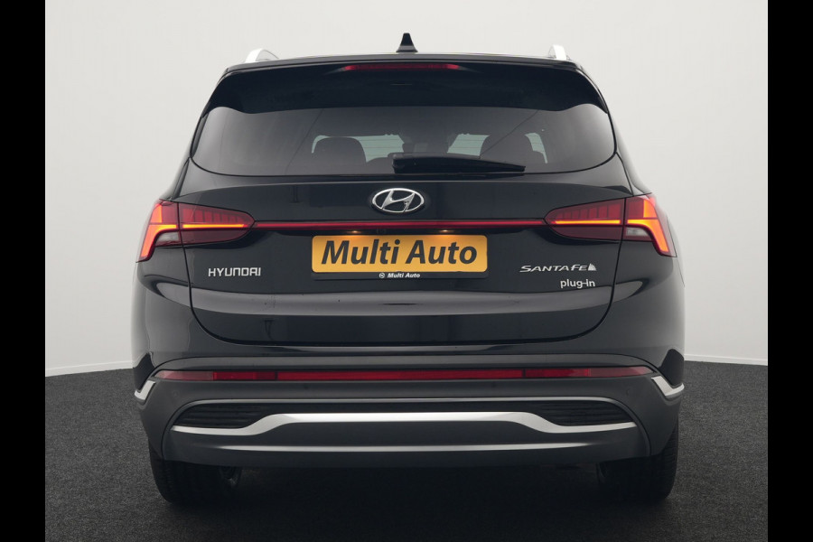Hyundai Santa Fe 1.6 T-GDI Premium Plug In Hybrid 266pk Dealer O.H PHEV | Adaptive Cruise | Head Up | 360 Camera | Lederen Sportstoelen Memory & Ventilatie | Apple Carplay | Verwarmde Stoelen & Stuur | Sfeerverlichting | Keyless | Navigatie | Blis | DAB |