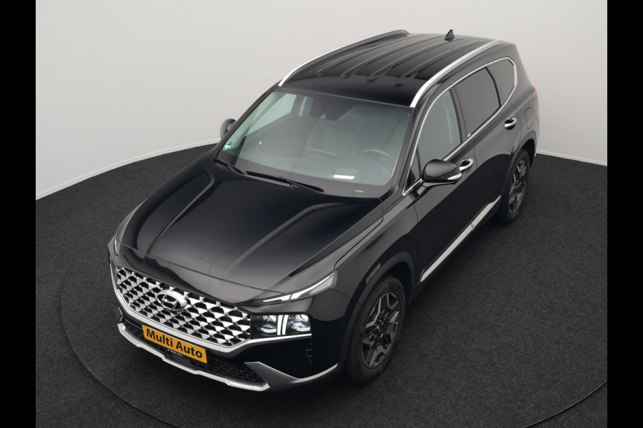 Hyundai Santa Fe 1.6 T-GDI Premium Plug In Hybrid 266pk Dealer O.H PHEV | Adaptive Cruise | Head Up | 360 Camera | Lederen Sportstoelen Memory & Ventilatie | Apple Carplay | Verwarmde Stoelen & Stuur | Sfeerverlichting | Keyless | Navigatie | Blis | DAB |