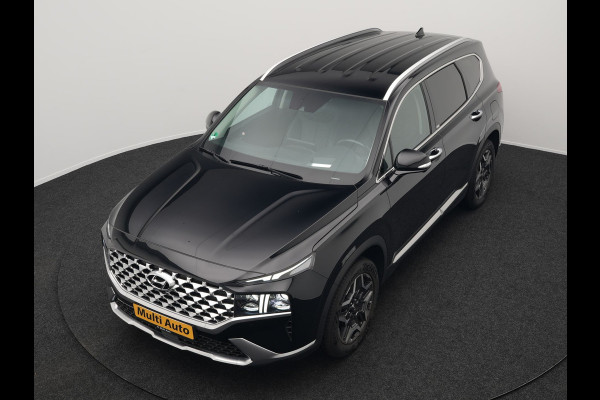 Hyundai Santa Fe 1.6 T-GDI Premium Plug In Hybrid 266pk Dealer O.H PHEV | Adaptive Cruise | Head Up | 360 Camera | Lederen Sportstoelen Memory & Ventilatie | Apple Carplay | Verwarmde Stoelen & Stuur | Sfeerverlichting | Keyless | Navigatie | Blis | DAB |