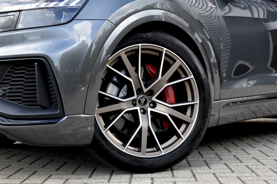 Audi Q8 55 TFSI e Quattro Pro Line S | ACC | RS-Seats | Head-Up | B&O | Softclose | 22'' Velgen | Stuurverwarming | Matrix | Nachtzicht |