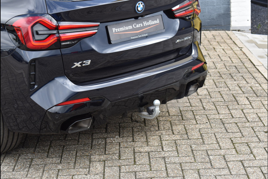 BMW X3 xDrive30e M-Sport Pakket 292 Pk Carbon Zwart Metallic Pano Navi Leder Camera Trekhaak Memory 20 Inch