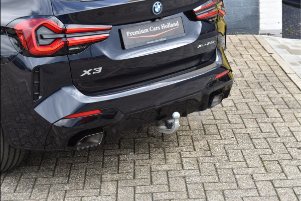 BMW X3 xDrive30e M-Sport Pakket 292 Pk Carbon Zwart Metallic Pano Navi Leder Camera Trekhaak Memory 20 Inch