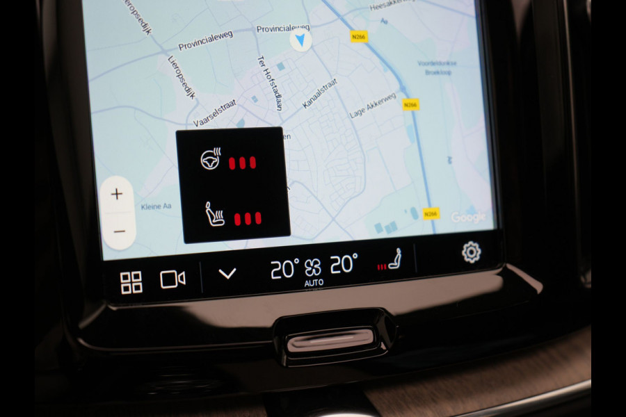 Volvo XC60 T8 AWD Inscription Long Range Plug In Hybrid 455pk Dealer O.H PHEV | Trekhaak Af Fabriek | Panodak | Adaptive Cruise | Lederen Sportstoelen Memory & Verwarmd | Stuur Verwarmd | Navigatie | Apple Carplay | DAB |