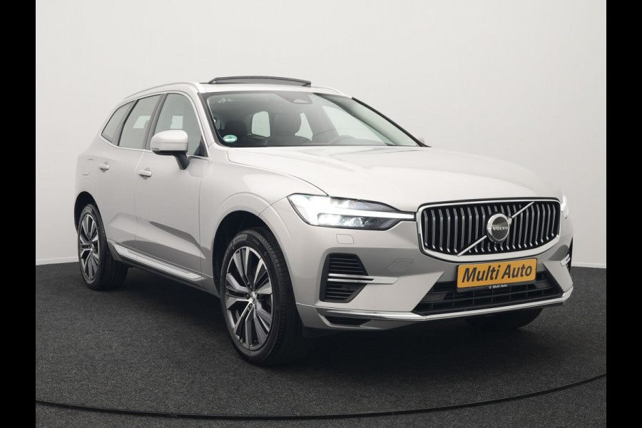 Volvo XC60 T8 AWD Inscription Long Range Plug In Hybrid 455pk Dealer O.H PHEV | Trekhaak Af Fabriek | Panodak | Adaptive Cruise | Lederen Sportstoelen Memory & Verwarmd | Stuur Verwarmd | Navigatie | Apple Carplay | DAB |