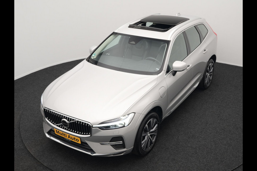 Volvo XC60 T8 AWD Inscription Long Range Plug In Hybrid 455pk Dealer O.H PHEV | Trekhaak Af Fabriek | Panodak | Adaptive Cruise | Lederen Sportstoelen Memory & Verwarmd | Stuur Verwarmd | Navigatie | Apple Carplay | DAB |
