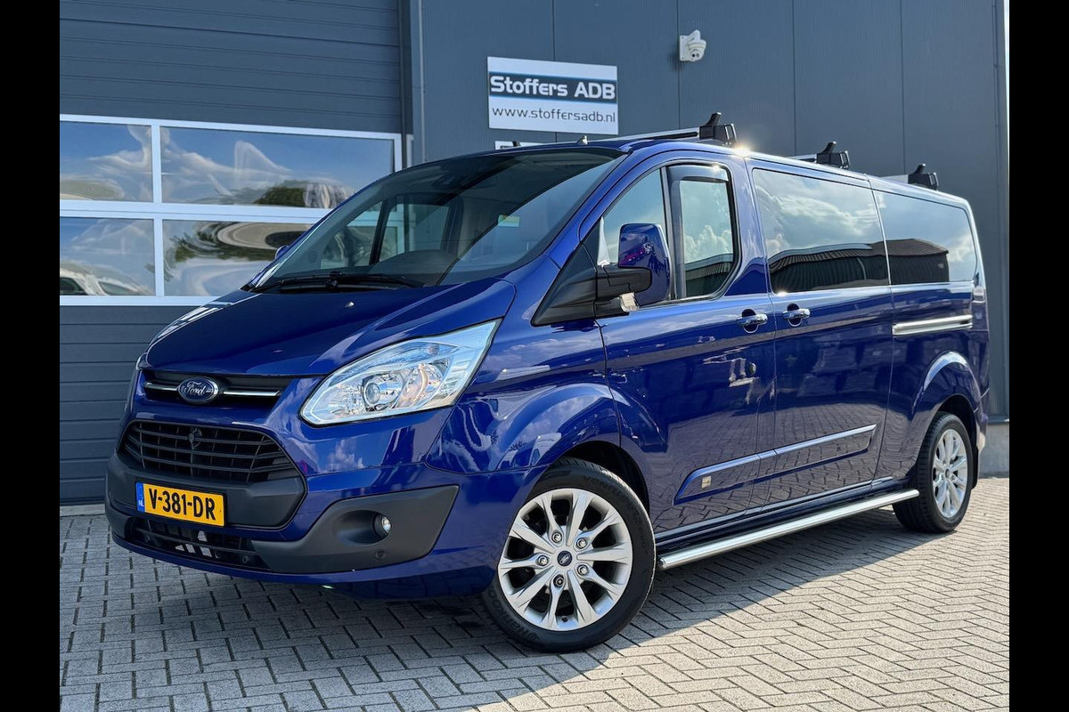 Ford Transit Custom 2.2 TDCI L2H1 Anniversary Edition DC | 2 x SCHUIF | Trekhaak | Leder | Navi | Camera | DAB-radio | 1e Eigenaar