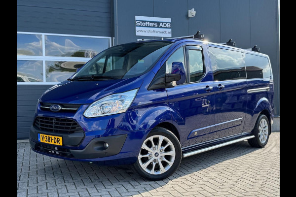 Ford Transit Custom 2.2 TDCI L2H1 Anniversary Edition DC | 2 x SCHUIF | Trekhaak | Leder | Navi | Camera | DAB-radio | 1e Eigenaar