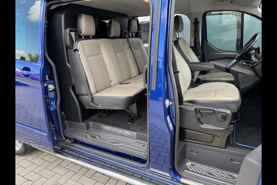 Ford Transit Custom 2.2 TDCI L2H1 Anniversary Edition DC | 2 x SCHUIF | Trekhaak | Leder | Navi | Camera | DAB-radio | 1e Eigenaar