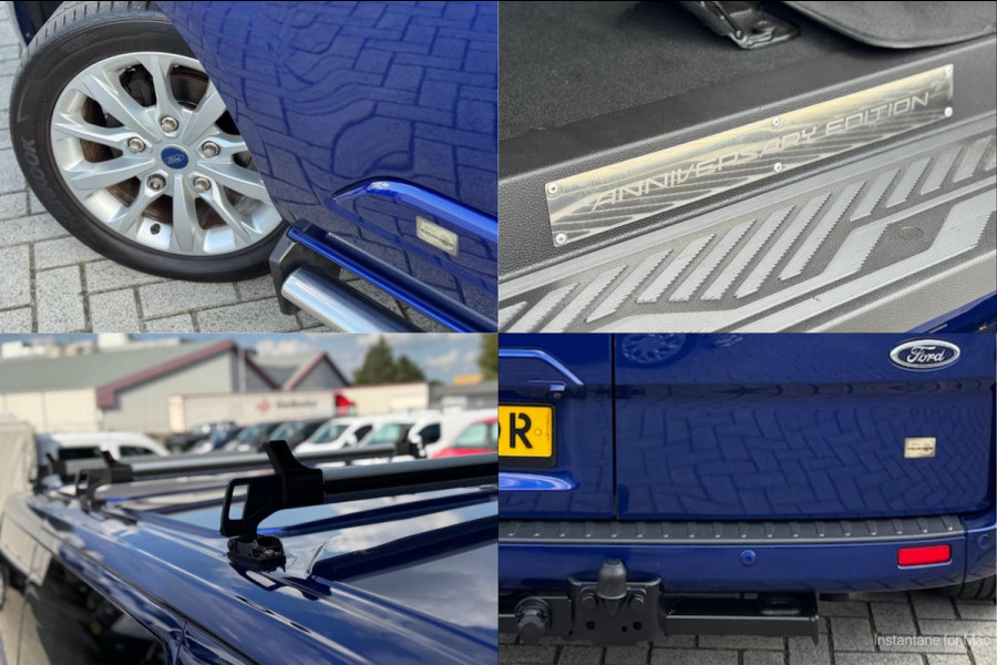 Ford Transit Custom 2.2 TDCI L2H1 Anniversary Edition DC | 2 x SCHUIF | Trekhaak | Leder | Navi | Camera | DAB-radio | 1e Eigenaar