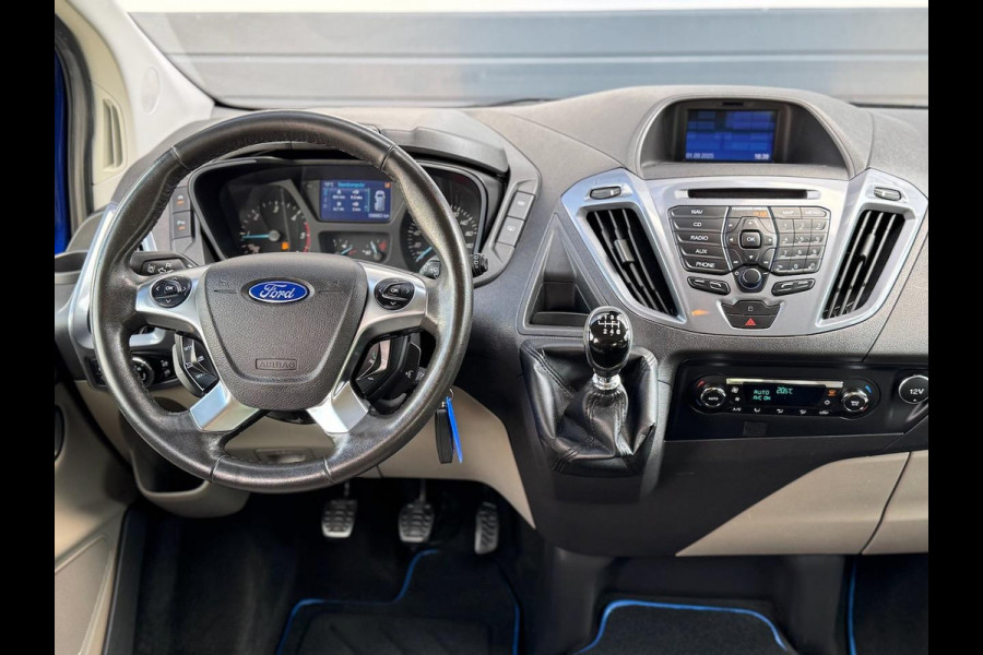 Ford Transit Custom 2.2 TDCI L2H1 Anniversary Edition DC | 2 x SCHUIF | Trekhaak | Leder | Navi | Camera | DAB-radio | 1e Eigenaar
