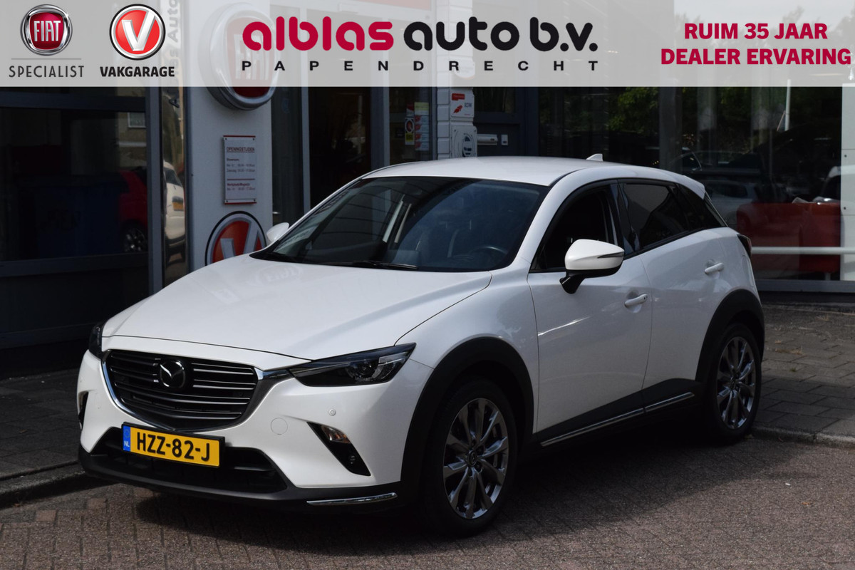 Mazda CX-3 2.0 Luxury|Leer|elektr.stoelen|Cam.|18"|HUD Mazda CX-3 2.0 Luxury|Leer|elektr.stoelen|Cam.|18"|HUD
