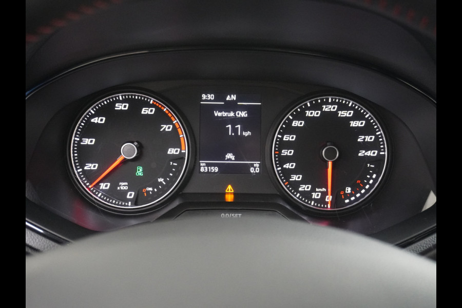 Seat Ibiza 1.0TGI 90PK CNG Bi-Fuel Aardgas FR Apple Carplay Android Auto Navi Ecc Cruise Control Draadloze telefoonlader DAB+ Full-link Lmv 18" Led App Connect Licht-/regensensor Benzine Aardgas CNG Bi-Fuel