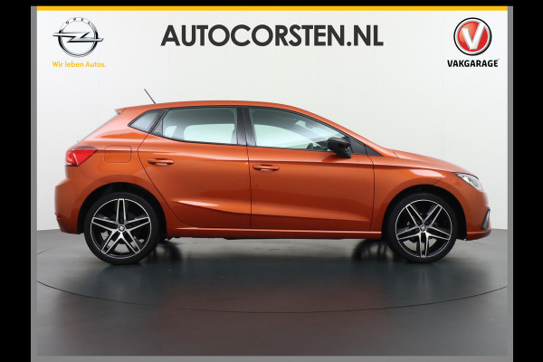 Seat Ibiza 1.0TGI 90PK CNG Bi-Fuel Aardgas FR Apple Carplay Android Auto Navi Ecc Cruise Control Draadloze telefoonlader DAB+ Full-link Lmv 18" Led App Connect Licht-/regensensor Benzine Aardgas CNG Bi-Fuel