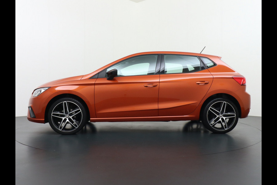 Seat Ibiza 1.0TGI 90PK CNG Bi-Fuel Aardgas FR Apple Carplay Android Auto Navi Ecc Cruise Control Draadloze telefoonlader DAB+ Full-link Lmv 18" Led App Connect Licht-/regensensor Benzine Aardgas CNG Bi-Fuel