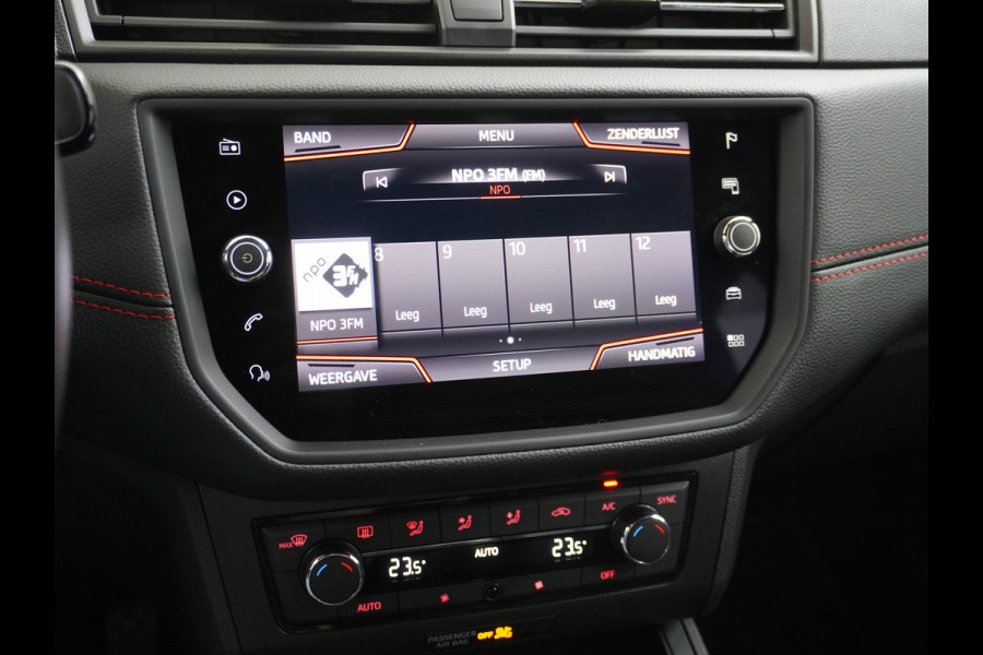 Seat Ibiza 1.0TGI 90PK CNG Bi-Fuel Aardgas FR Apple Carplay Android Auto Navi Ecc Cruise Control Draadloze telefoonlader DAB+ Full-link Lmv 18" Led App Connect Licht-/regensensor Benzine Aardgas CNG Bi-Fuel