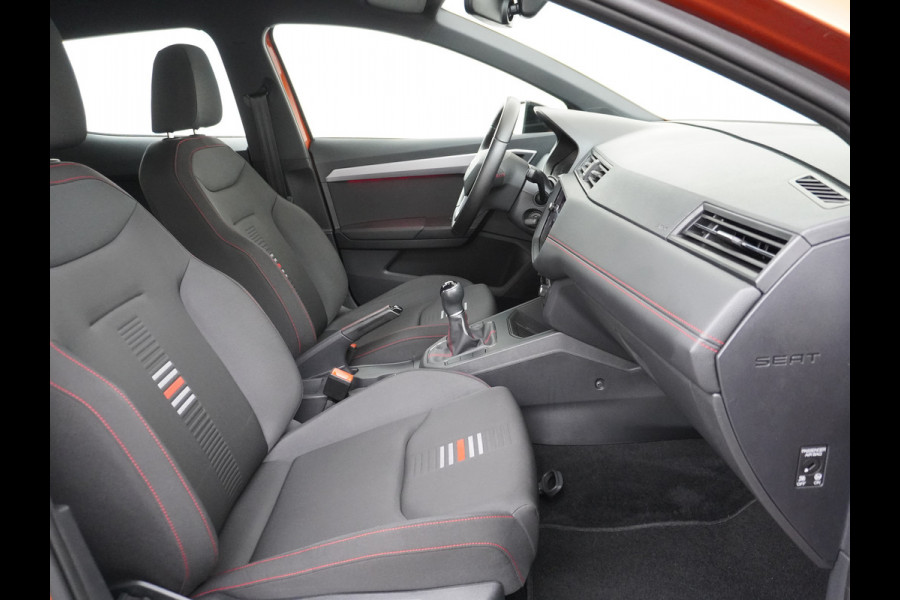 Seat Ibiza 1.0TGI 90PK CNG Bi-Fuel Aardgas FR Apple Carplay Android Auto Navi Ecc Cruise Control Draadloze telefoonlader DAB+ Full-link Lmv 18" Led App Connect Licht-/regensensor Benzine Aardgas CNG Bi-Fuel