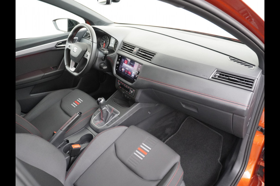 Seat Ibiza 1.0TGI 90PK CNG Bi-Fuel Aardgas FR Apple Carplay Android Auto Navi Ecc Cruise Control Draadloze telefoonlader DAB+ Full-link Lmv 18" Led App Connect Licht-/regensensor Benzine Aardgas CNG Bi-Fuel