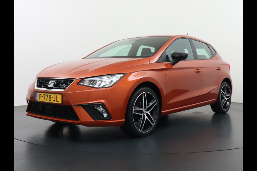 Seat Ibiza 1.0TGI 90PK CNG Bi-Fuel Aardgas FR Apple Carplay Android Auto Navi Ecc Cruise Control Draadloze telefoonlader DAB+ Full-link Lmv 18" Led App Connect Licht-/regensensor Benzine Aardgas CNG Bi-Fuel